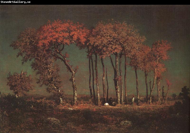 Theodore Rousseau Under the Birches